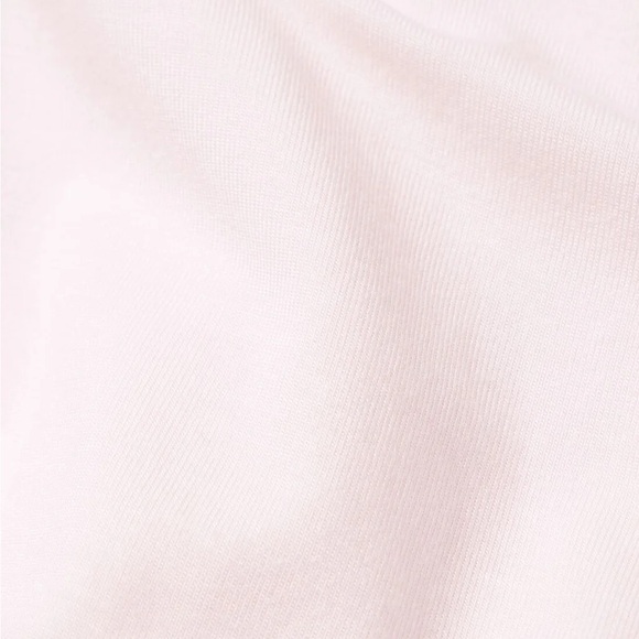 Eberjey Blush Pajama Set with Black Trim - Picture 4 of 4